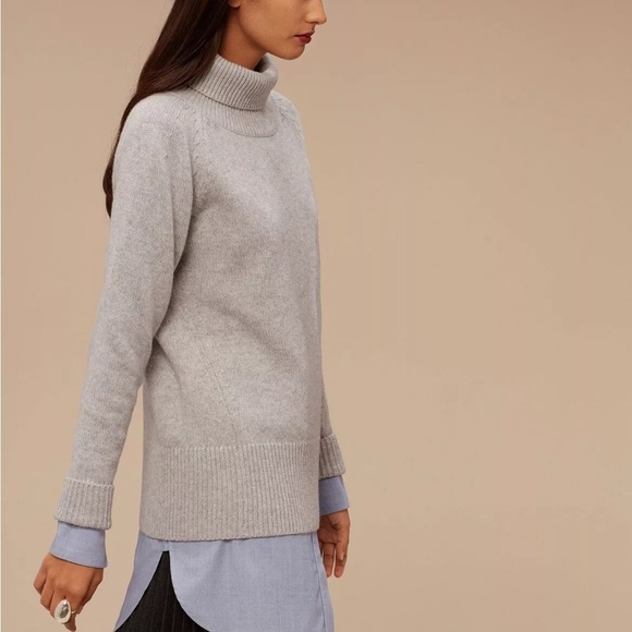 Babaton Aritzia Wool & Cashmere Turtleneck Sweater - Picture 3 of 10